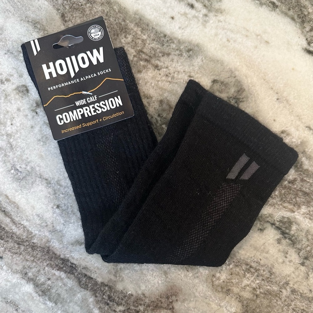 NWT Holloway Compression Athletic, Ski Socks - Black, unisex - Picture 4 of 9